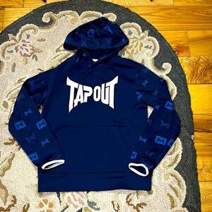 TapOut Boys Pullover Hoodie, Logo Print, Sz 12